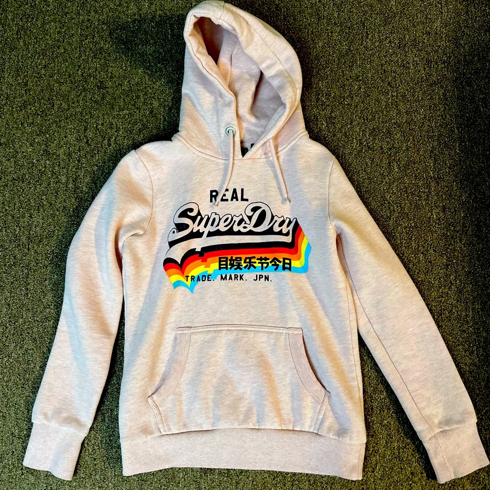 Girls Superdry Hoodie Superdry Vintage Logo